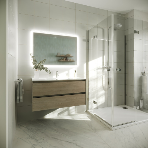 Тумба под раковину Sancos Cento CN100KE 99х45х50 настенная - фото 3